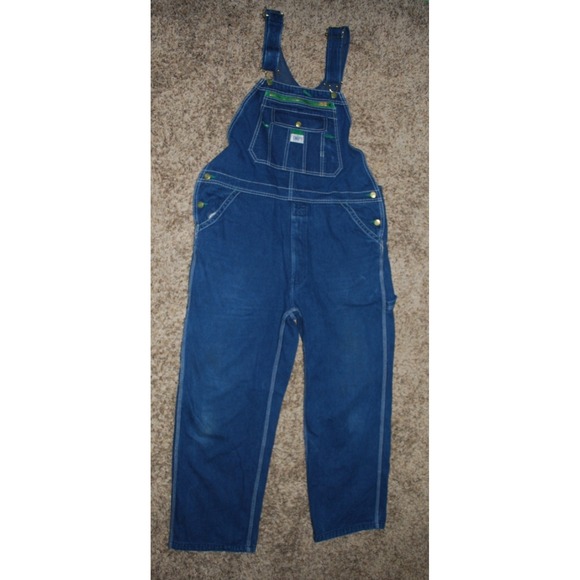 liberty Denim - Liberty Flex Denim Bib Overalls Mens 38x30 Style 17006WIT